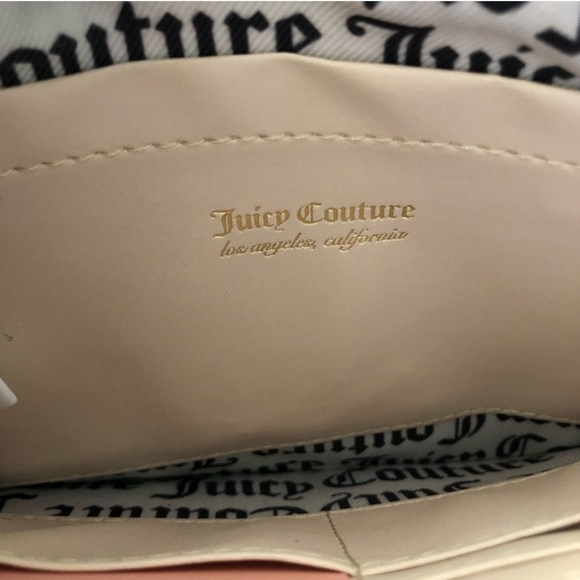Juicy Couture Sandstone Logo Heartto Heart Wristlet - Picture 4 of 4